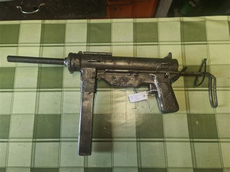 Staro Oru Je M Submachine Gun Cal Grease Gun Usa Wwii