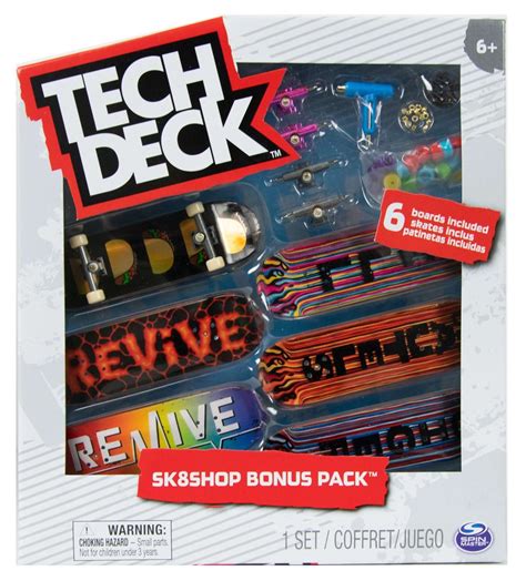 Tech Deck Zestaw Sk8shop 6 Deskorolek Bonus Pack Revive Akcesoria Spin Master Sklep Empikcom