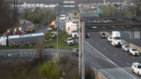 Ramp Reopens After Tractor Trailer Overturned In Cumberland Co