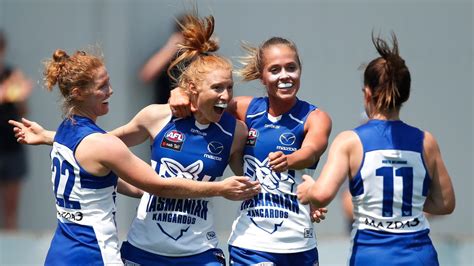 Live Afl Womens Round 1 North Melbourne Tasmania Kangaroos Defeat