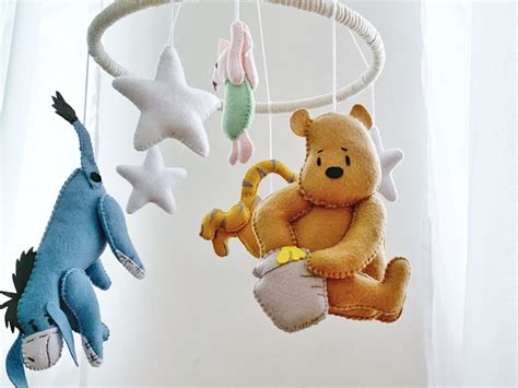 Classic Winnie The Pooh Mobile For Crib Woodland Baby Mobile Inspire