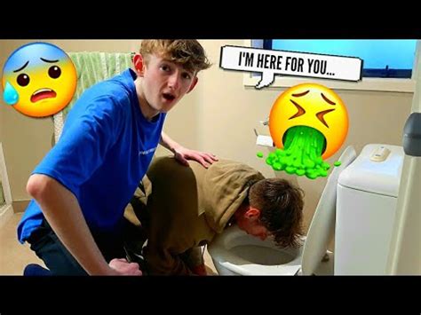 GETTING SICK IN THE MIDDLE OF THE NIGHT PRANK YouTube