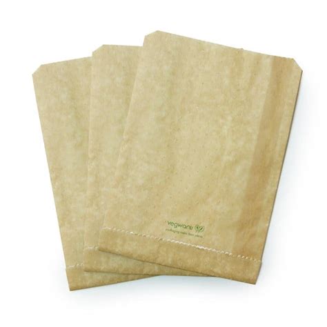 Vegware 65 X 3 X 9in Therma Paper Bag Compostable Case Of 500