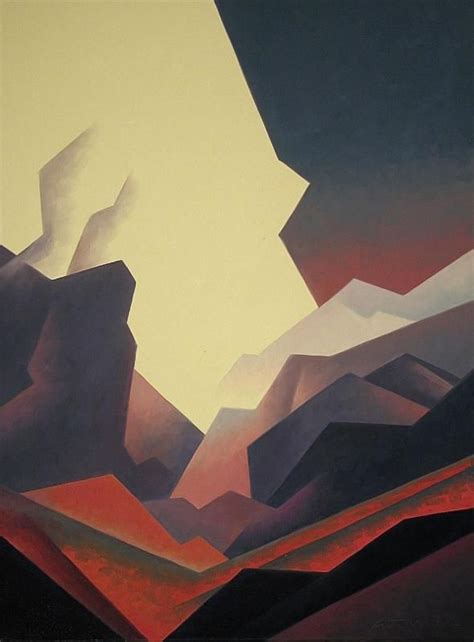 Ed Mell Cloud Canyon I Contemporary Abstract Art Southwest Art