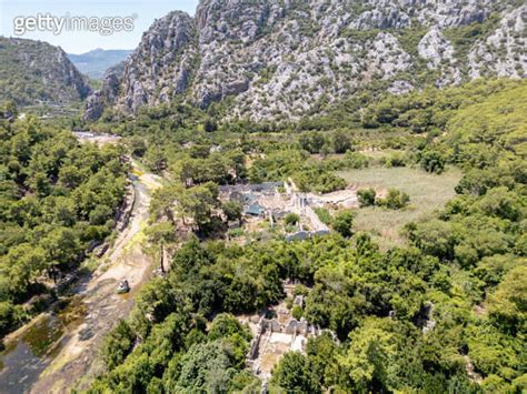 Aerial View Of Olympos Antalya Ancient City Of Olympos Olympos Beach