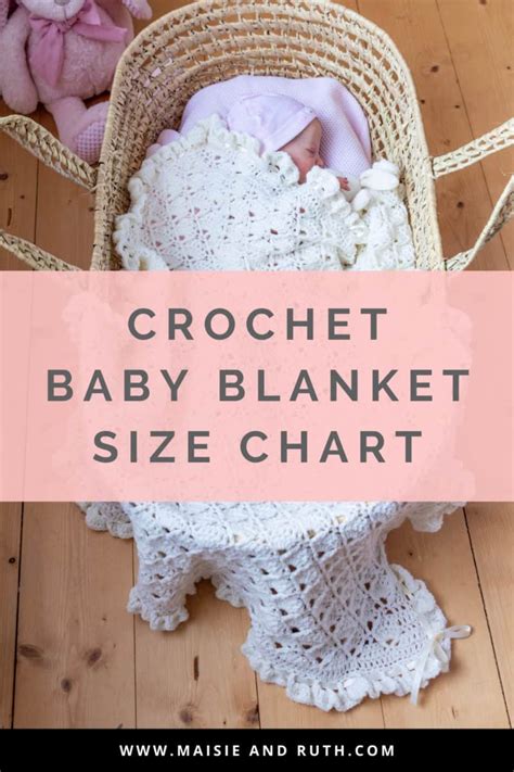 Crochet Baby Blanket Size Chart (And Other Tips) - Maisie and Ruth