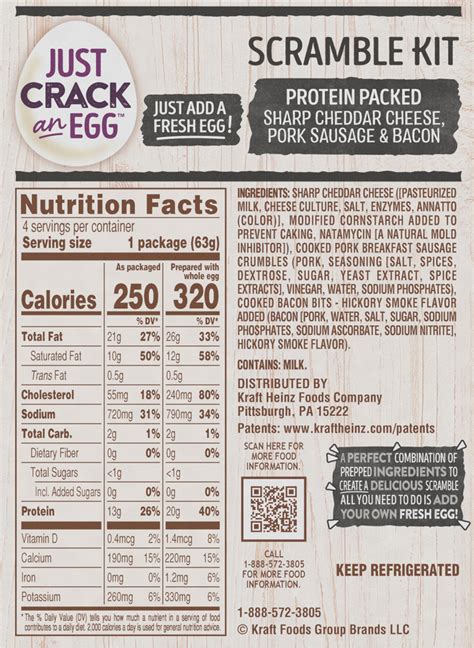 Just Crack An Egg Scramble Kit Protein Packed Planogram Right