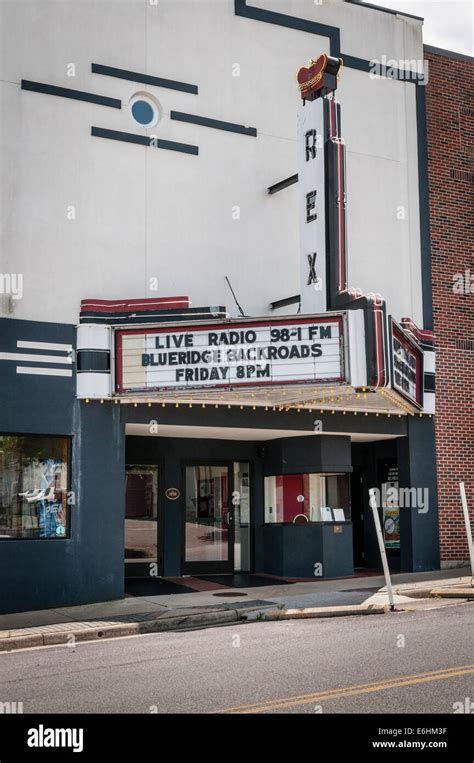 Rex Theater 113 East Grayson Street Galax Virginia Stock Photo Alamy