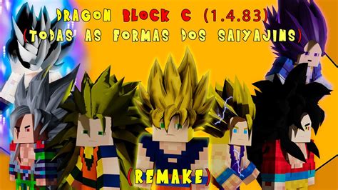 DRAGON BLOCK C TODAS AS FORMAS DOS SAIYAJINS E COMO OBTER LAS REMAKE