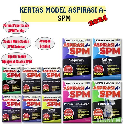 BUNNY 2024 Buku Latihan Kertas Model Aspirasi A SPM Tingkatan 5