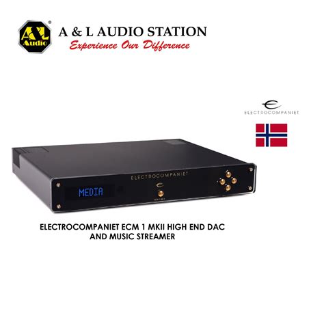 electrocompaniet ecm  mkii high  dac   streamer pc