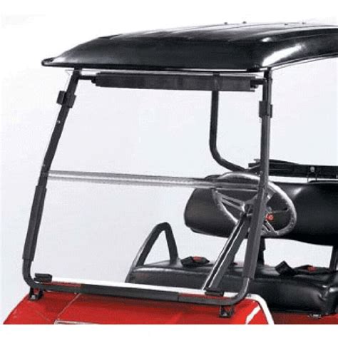 Clear Club Car DS Folding Windshield 1 4 Fits 2000 Up