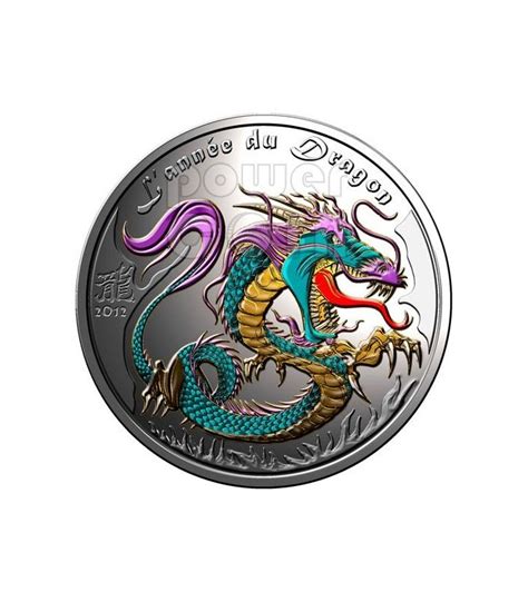 Dragon Lunar Year Chinese Zodiac Oz Monnaie Argent Francs Benin