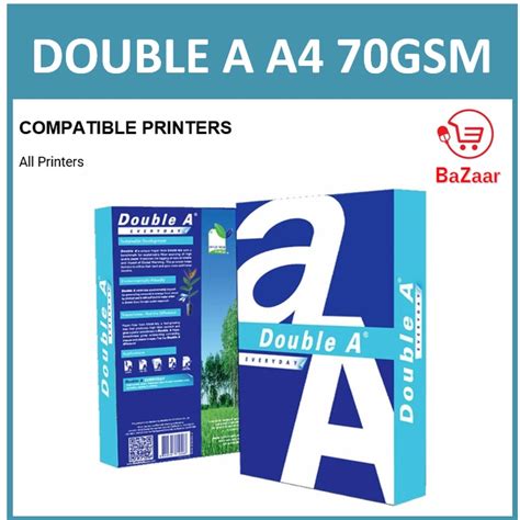 Papers Double A Doublea A4 70gsm Paper Bond Paper 1 Ream Only