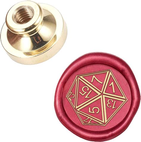 Amazon CRASPIRE Wax Seal Stamp Head Dice Removable Sealing Brass