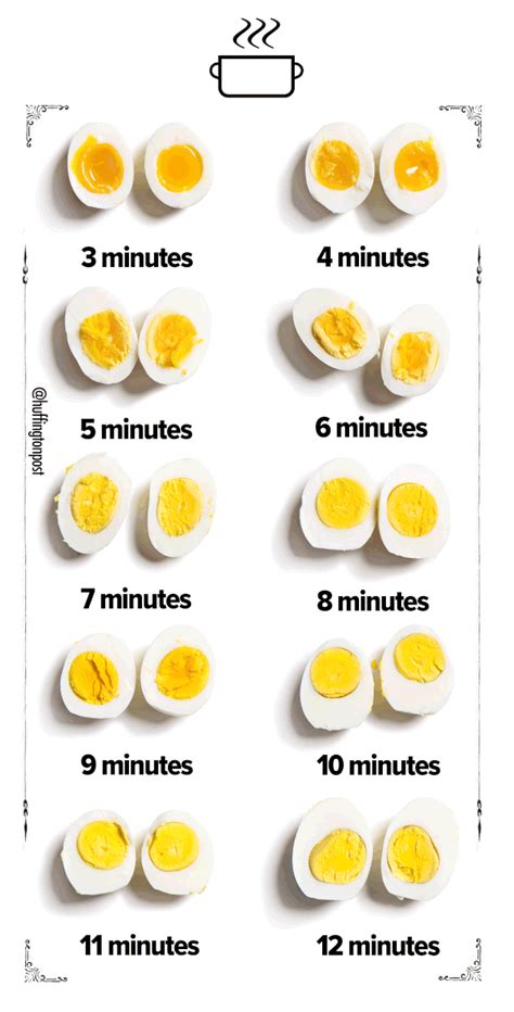 How Long To Hard Boil An Egg A Visual Guide