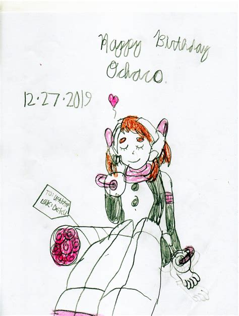 Mha Happy Birthday Ochaco By Chaoscontrolmaster On Deviantart