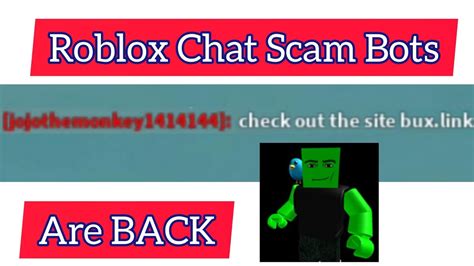 ROBLOX Scam Chat Bots Are BACK YouTube