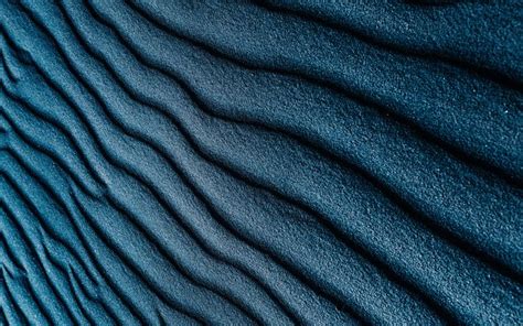 Download Wallpapers Blue Sand 4k Sand Wavy Textures Macro Sand Wavy