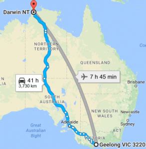 Geelong To Darwin Removalists Interstate Removals United Movers