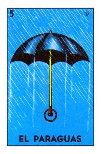 Umbrella Loteria Card