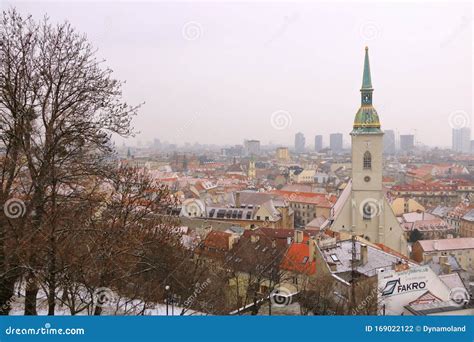 View Of Bratislava And The Cathedral Of St Martin From Bratislava