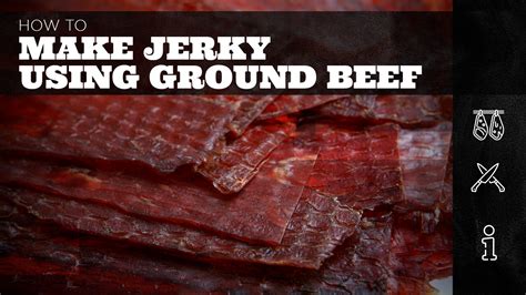 How To Make Jerky Using Ground Beef The Bearded Butchers