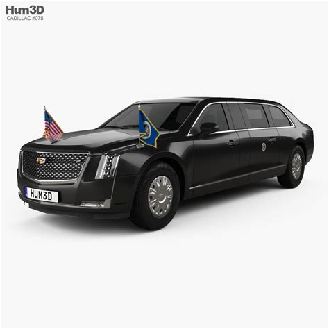 Cadillac US Presidential State Car 2023 3D model - Download Sedan on ...