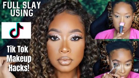 Full Makeup Application Tutorial W Tik Tok Makeup Hacks Yolanda Pharms Youtube