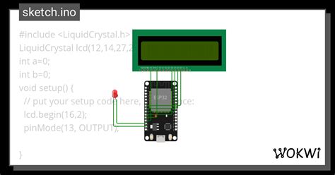 Led Count Wokwi ESP32 STM32 Arduino Simulator