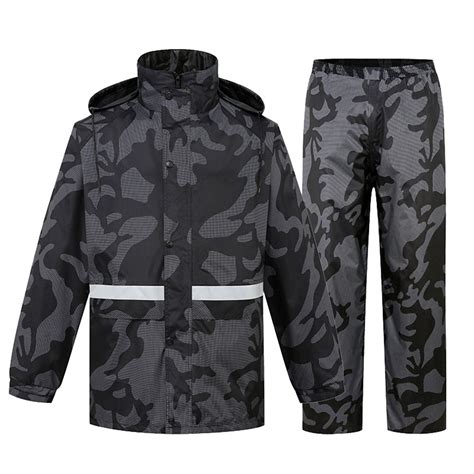 raincoat with hood for men 14