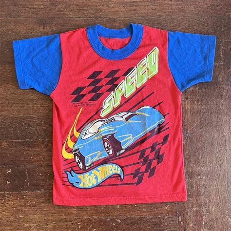 Vintage 90s Hot Wheels Baby Tee From 1997 And Best Depop