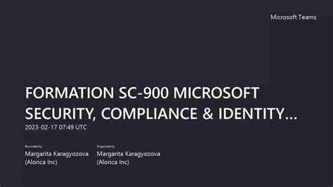 part formation sc  microsoft security compliance identity