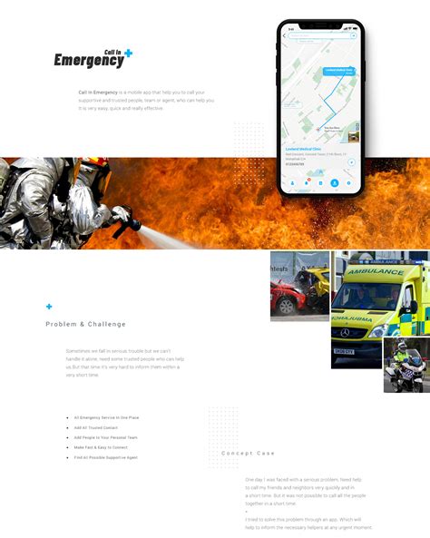 Call In Emergency | Mobile App on Behance