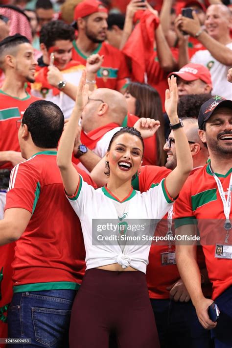 Morocco Fans During The Fifa World Cup Qatar 2022 Semi Final Match