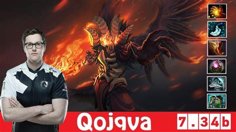 DOTA 2 Qojqva The DOOM OFFLANE 7 34b YouTube