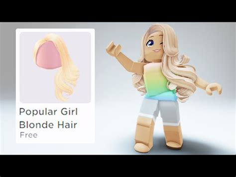 NEW FREE BLONDE ROBLOX HAIR COMING SOON YouTube