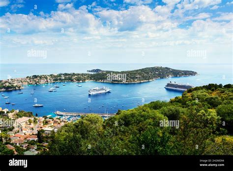 landscape  saint jean cap ferrat  france stock photo alamy