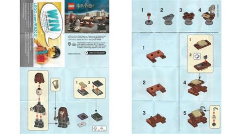 LEGO Harry Potter Hermione's Study Desk Polybag 30392 Review - HobbyLark