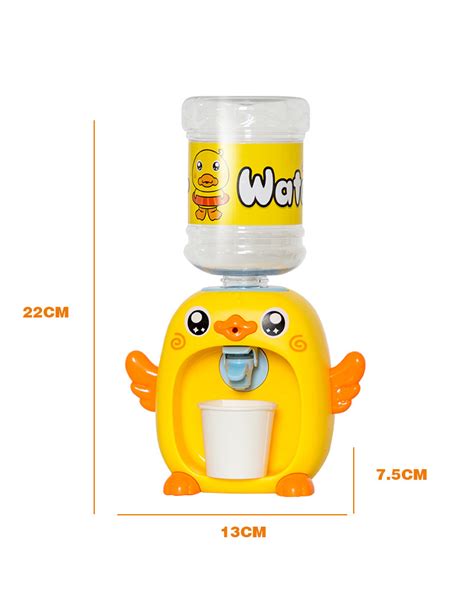 儿童q萌鸭迷你趣味饮水机 声光仿真过家家饮料机 宝宝益智玩具 阿里巴巴