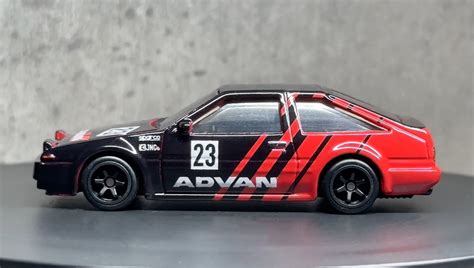 Premium Hot Wheels Toyota Ae Sprinter Trueno Advan Boulevard