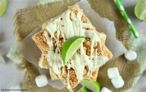 Key Lime Pie Rice Krispie Treats Kitchen Concoctions