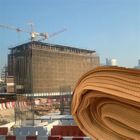 Hdpe Heavy Industrial Scaffold Dust Debris Protection Safety Mesh Net