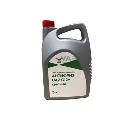 Купить Антифриз UAZ G12 красный, 5 кг