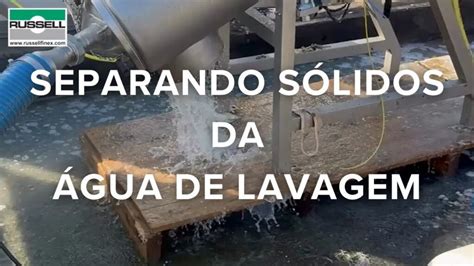 Separar Um Liquido De Sedimentos Solidos - Separação industrial de sólidos alimentares de águas residuais