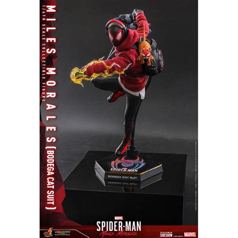 Hot Toys Marvels Spider Man Miles Morales VGM50 Spider Man Bodega Cat