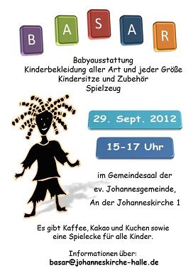 zweiter Kindergarten-Basar in der Johanneskirche - Bartholomäus-Gemeinde