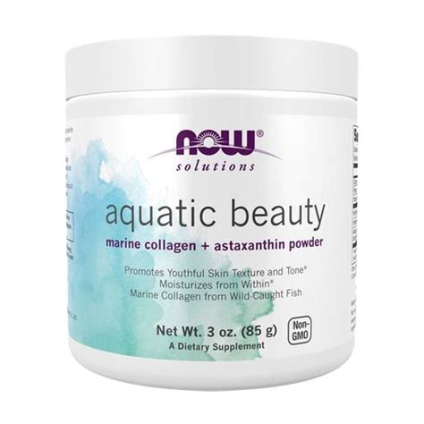 Морской коллаген и астаксантин NOW Foods Aquatic Beauty Marine Collagen ...