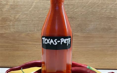 Texas Pete Hot Sauce Drawing At Fernando Ward Blog