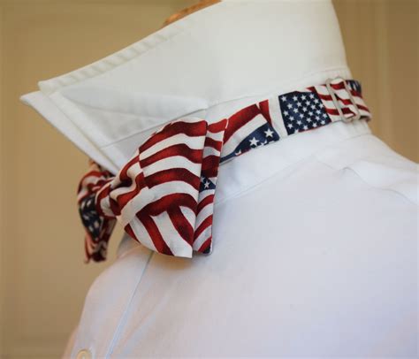 Men's Pocket Square & Bow Tie, US flag design, patriotic bow tie set